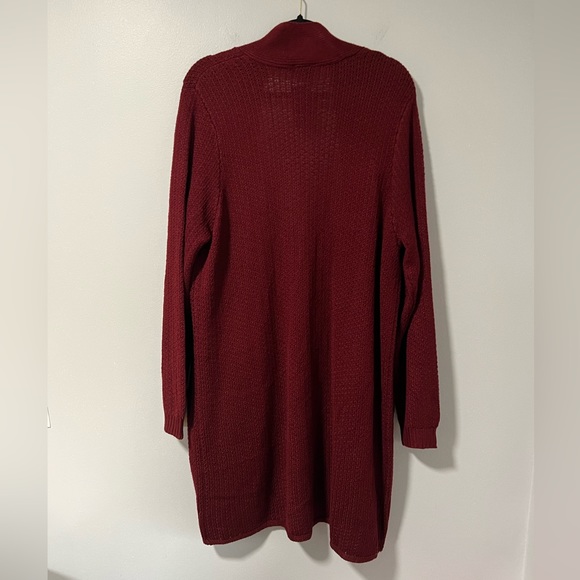 Torrid Brick Red Knit Cardigan - Picture 6 of 6